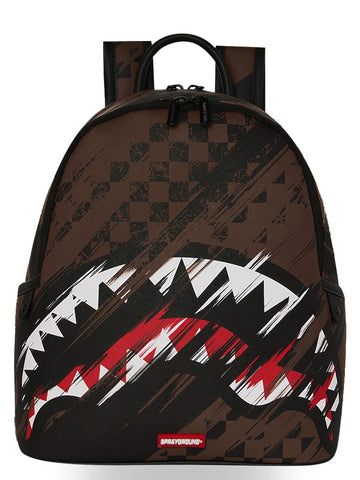 Sprayground Smeared Grunge - Zaini Unisex - Marrone