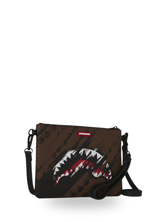 Sprayground Smeared Grunge - Borse Unisex - Marrone