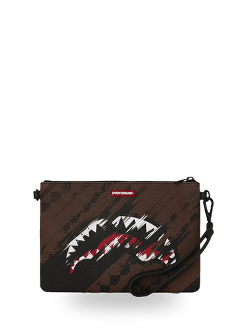 Sprayground Smeared Grunge - Borse Unisex - Marrone
