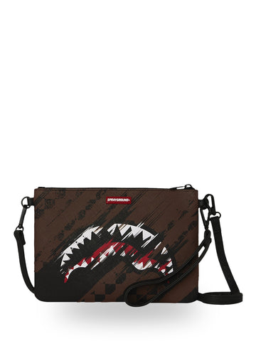 Sprayground Smeared Grunge - Borse Unisex - Marrone