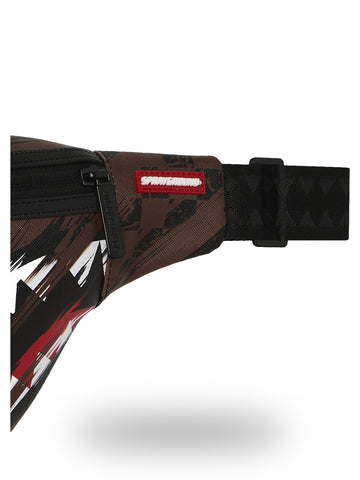 Sprayground Smeared Grunge - Borse Unisex - Marrone