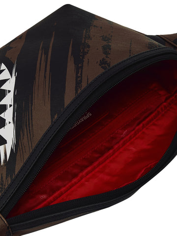 Sprayground Smeared Grunge - Borse Unisex - Marrone