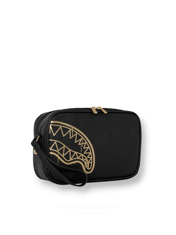 Sprayground That Gold Drap Toiletry - Borse Unisex - Nero/Oro