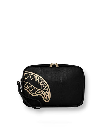 Sprayground That Gold Drap Toiletry - Borse Unisex - Nero/Oro