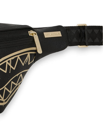 Sprayground That Gold Drap Savvy Crossbody - Borse Unisex - Nero/oro