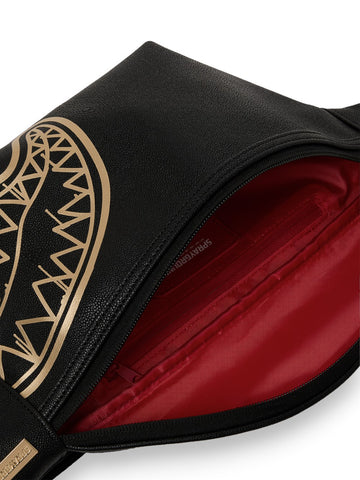 Sprayground That Gold Drap Savvy Crossbody - Borse Unisex - Nero/oro
