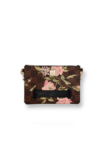 Sprayground Ai Henny Floral Crossbody Pouchette - Borse Unisex - Marrone