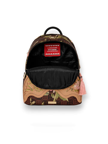 Sprayground Ai Henny Floral Savage - Zaini Unisex - Marrone