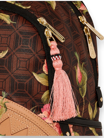 Sprayground Ai Henny Floral Savage - Zaini Unisex - Marrone
