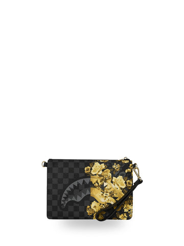 Sprayground Gold Floral Remix - Borse Unisex - Nero/oro
