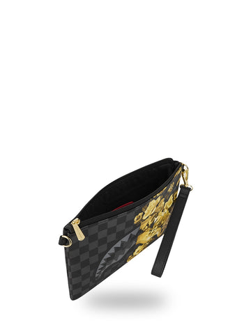 Sprayground Gold Floral Remix - Borse Unisex - Nero/oro