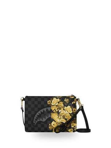 Sprayground Gold Floral Remix - Borse Unisex - Nero/oro