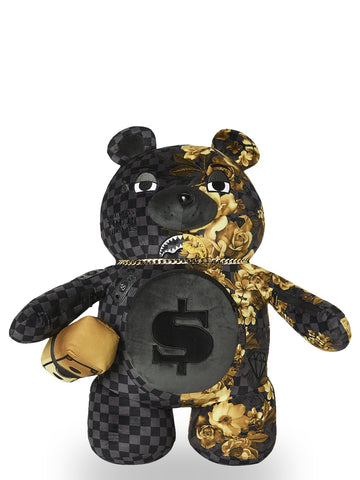 Sprayground Gold Floral Remix Moneybear - Zaini Unisex - Multicolore