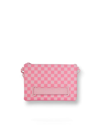 Sprayground Pink Sip Patch Crossbody Pouchette - Borse Unisex - Rosa