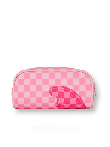 Sprayground Pink Sip Patch Pencil Pouch - Borse Unisex - Rosa