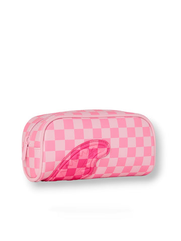 Sprayground Pink Sip Patch Pencil Pouch - Borse Unisex - Rosa