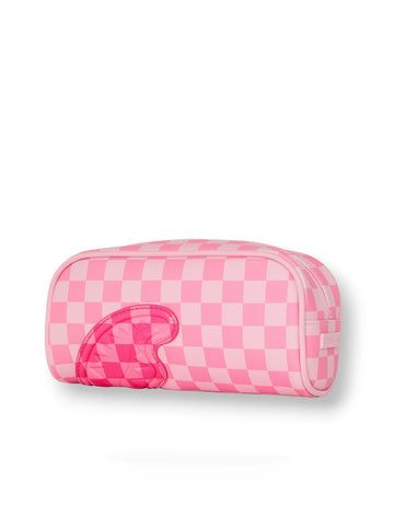 Sprayground Pink Sip Patch Pencil Pouch - Borse Unisex - Rosa