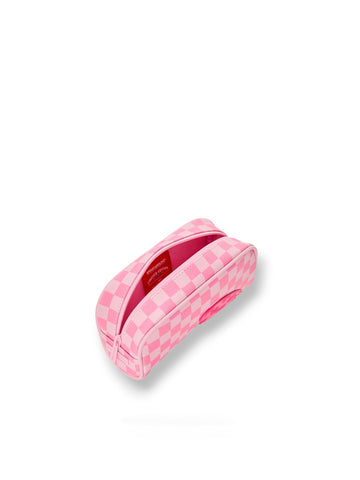 Sprayground Pink Sip Patch Pencil Pouch - Borse Unisex - Rosa