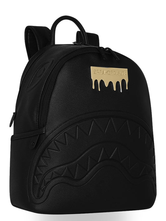 Sprayground Gold Brick Lux Savage - Zaini Unisex - Nero/Oro