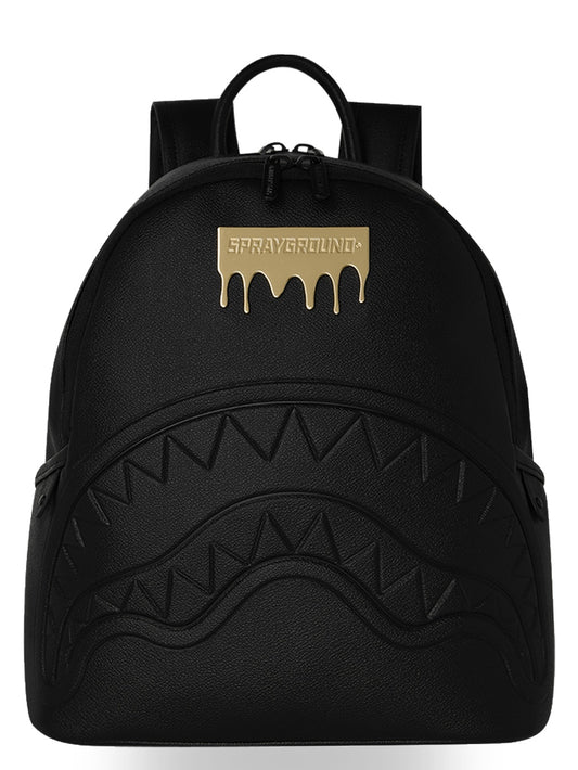 Sprayground Gold Brick Lux Savage - Zaini Unisex - Nero/Oro