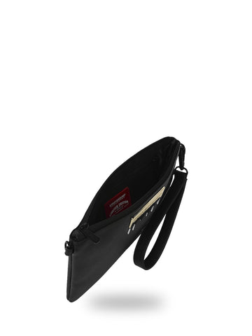 Sprayground Gold Brick Lux Crossbody Pouchette - Borse Unisex - Nero/Oro