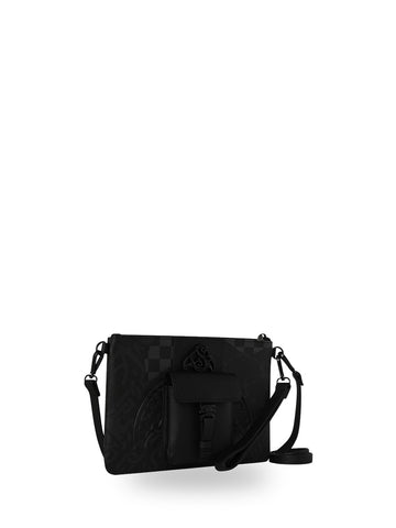 Sprayground 3am Mix Up V2 Crossbody Pouchette - Borse Unisex - Nero