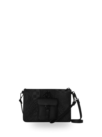 Sprayground 3am Mix Up V2 Crossbody Pouchette - Borse Unisex - Nero