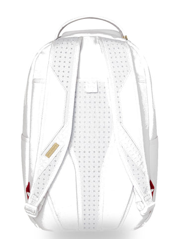 Sprayground Gold Brick Luxe White Dlxsv - Zaini Unisex - Bianco/Oro