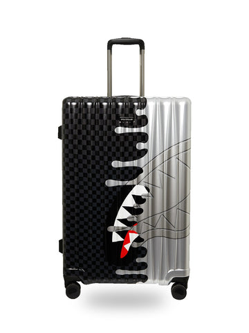 Sprayground Silver Side Drip Black Check - Home Unisex - Nero/Argento