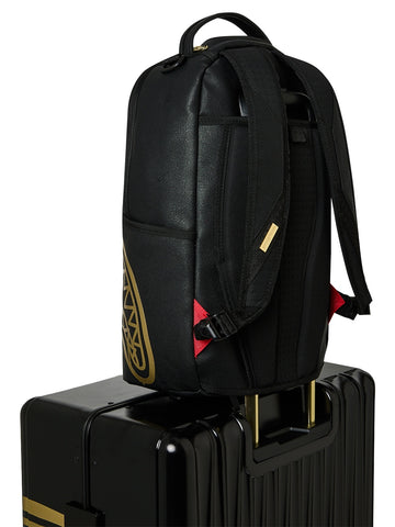 Sprayground That Gold Drap Large Hard Luggage - Home Unisex - Nero/Oro