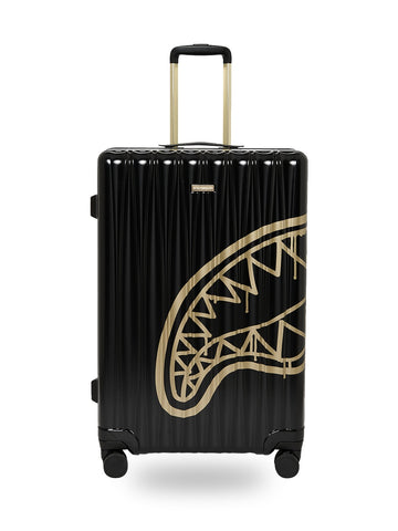 Sprayground That Gold Drap Large Hard Luggage - Home Unisex - Nero/Oro
