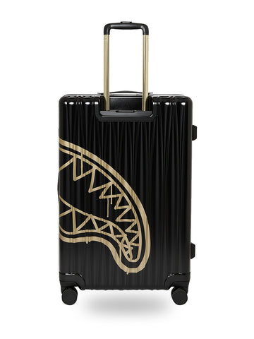 Sprayground That Gold Drap Large Hard Luggage - Home Unisex - Nero/Oro