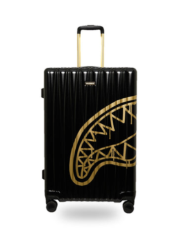 Sprayground That Gold Drap Large Hard Luggage - Home Unisex - Nero/Oro