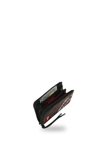 Sprayground Smeared Grunge Wallet - Portafogli Unisex - Marrone