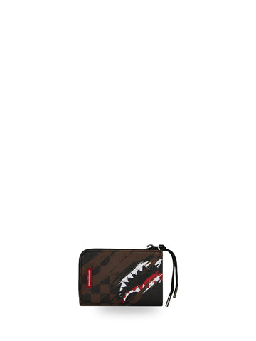 Sprayground Smeared Grunge Wallet - Portafogli Unisex - Marrone
