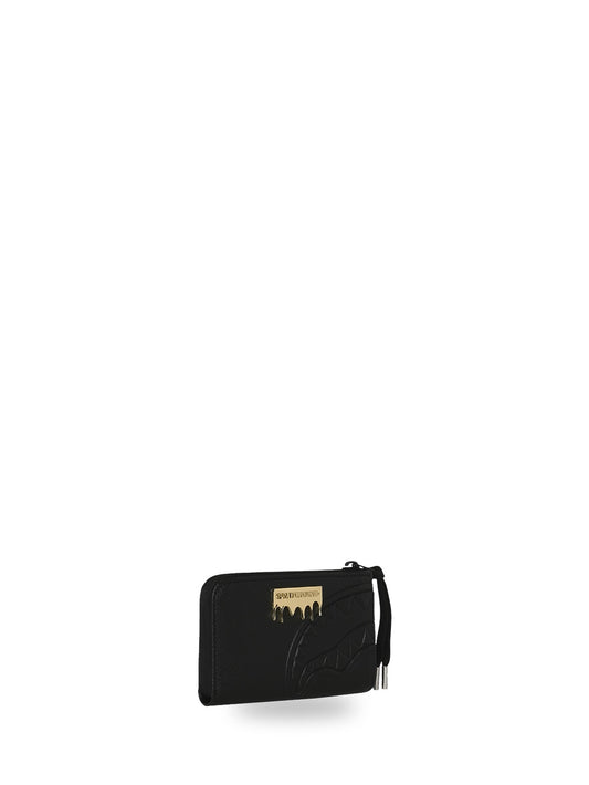 Sprayground Gold Brick Lux Wallet - Portafogli Unisex - Nero