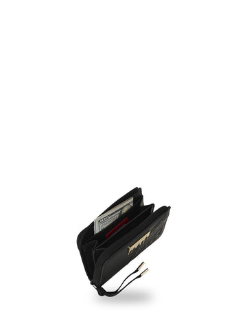 Sprayground Gold Brick Lux Wallet - Portafogli Unisex - Nero