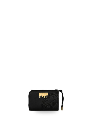 Sprayground Gold Brick Lux Wallet - Portafogli Unisex - Nero