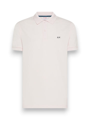 Sun68 Polo Basic S/s - T-Shirt Uomo - Rosa