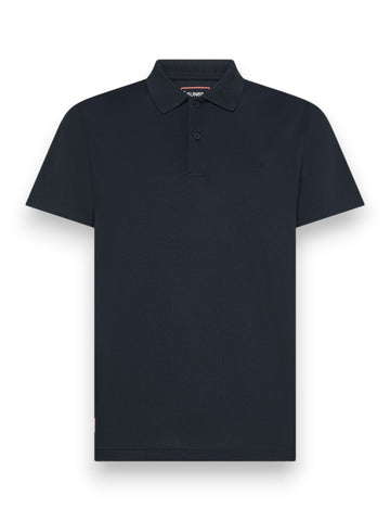 Sun68 Polo Piquet Tech S/S - T-Shirt Uomo - Navy Blue