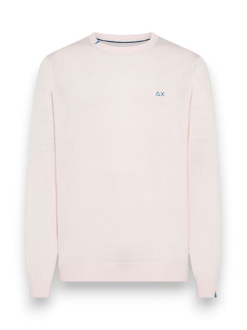 Sun68 Sweater Basic L/s - Maglieria Uomo - Rosa
