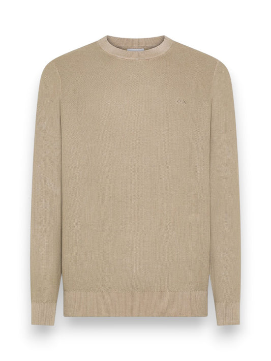 Sun68 Sweater Vintage L/S - Maglieria Uomo - Stone