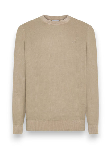 Sun68 Sweater Vintage L/S - Maglieria Uomo - Stone