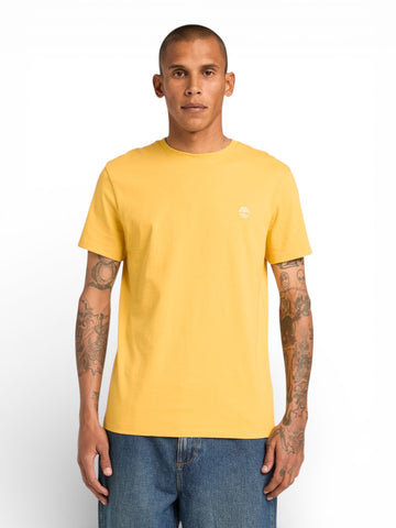 Timberland Dunstan River Short Sleeve Tee - T-Shirt Uomo - Giallo