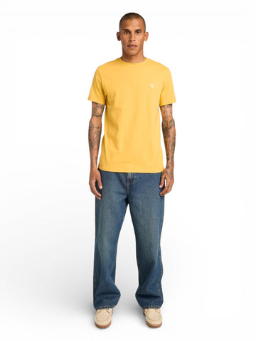 Timberland Dunstan River Short Sleeve Tee - T-Shirt Uomo - Giallo