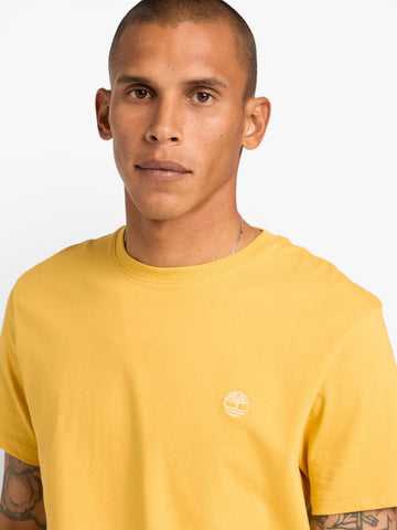 Timberland Dunstan River Short Sleeve Tee - T-Shirt Uomo - Giallo