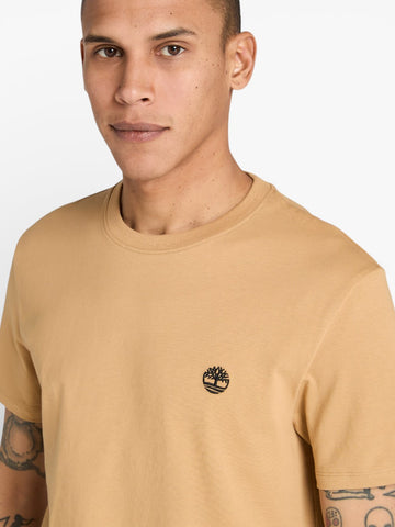 Timberland Dunstan River Short Sleeve Tee - T-Shirt Uomo - Sabbia