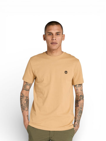 Timberland Dunstan River Short Sleeve Tee - T-Shirt Uomo - Sabbia