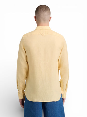 Timberland Mill Brook Linen Shirt Safari - Camicia Uomo - Giallo