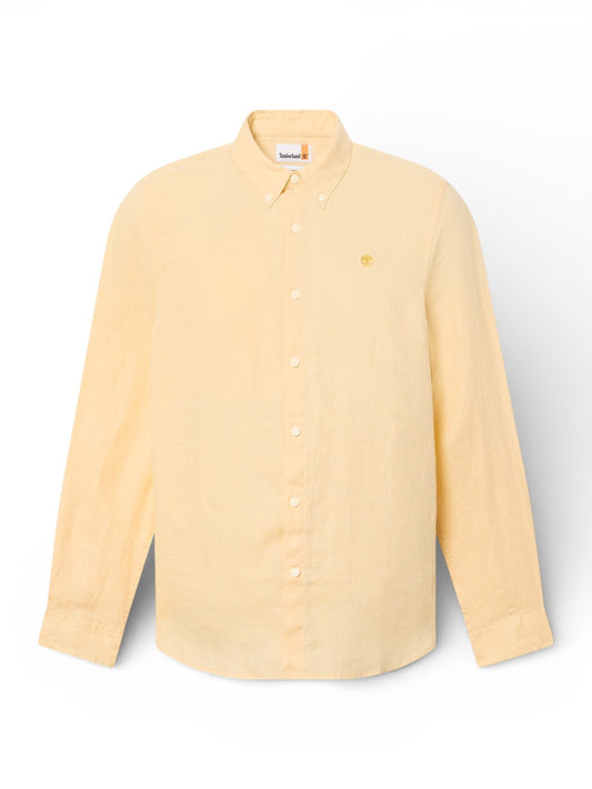 Timberland Mill Brook Linen Shirt Safari - Camicia Uomo - Giallo